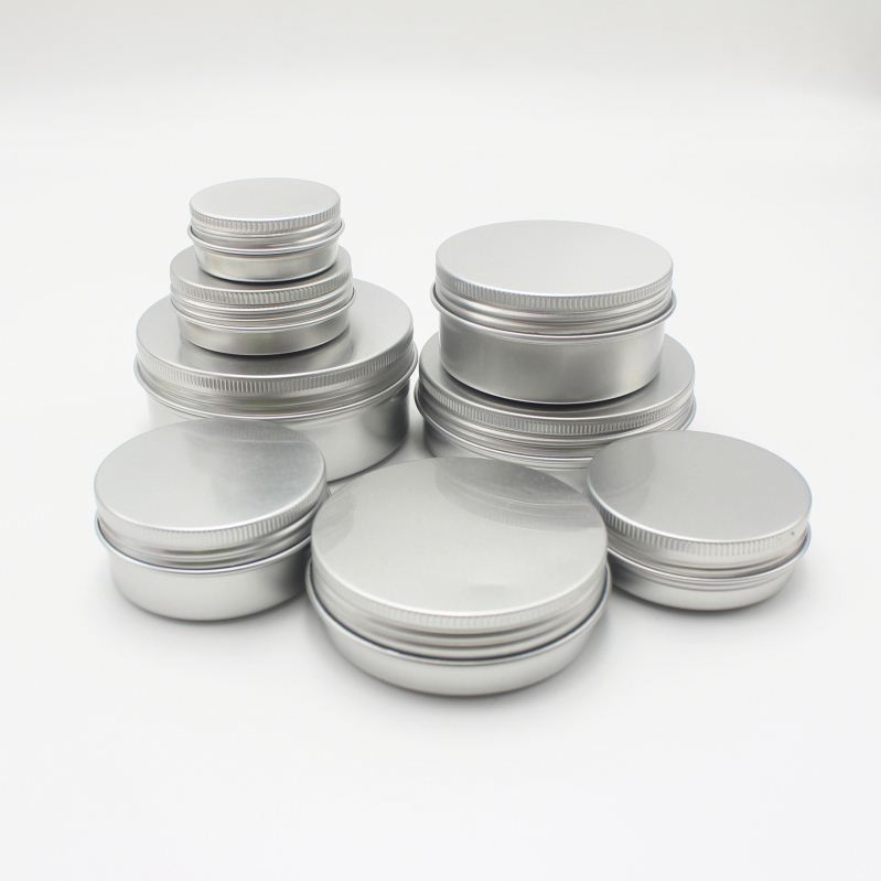 50g 100g 120g 200g 500g круглая алюминиевая коробка олова для лампы в форме свечи AJ-158C