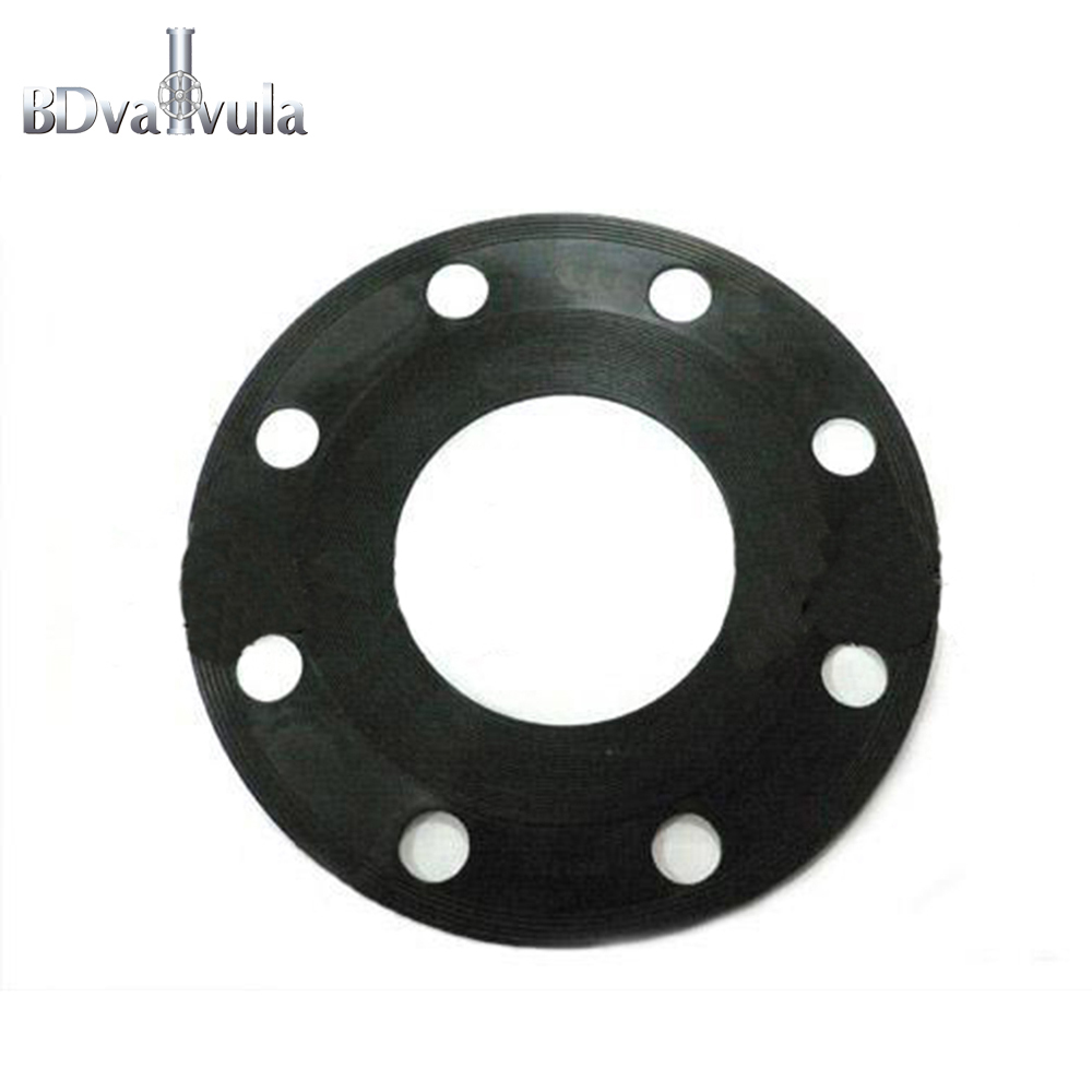 Low compression set food grade EPDM / NBR/ PTFE pipe flange gasket