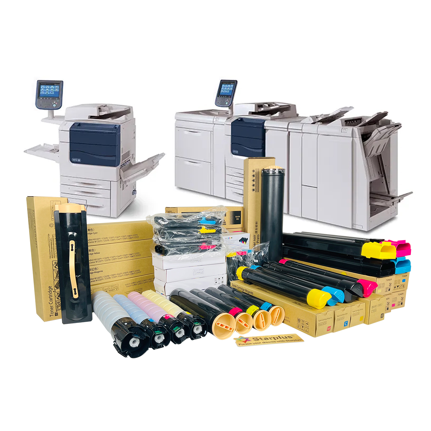 Совместимые тонеры Xerox WC7525 7855 7845 7835 DCC2270 3370 550 5580 7780 2020 C2271 2200 C7025 S1810 для копировального аппарата xerox