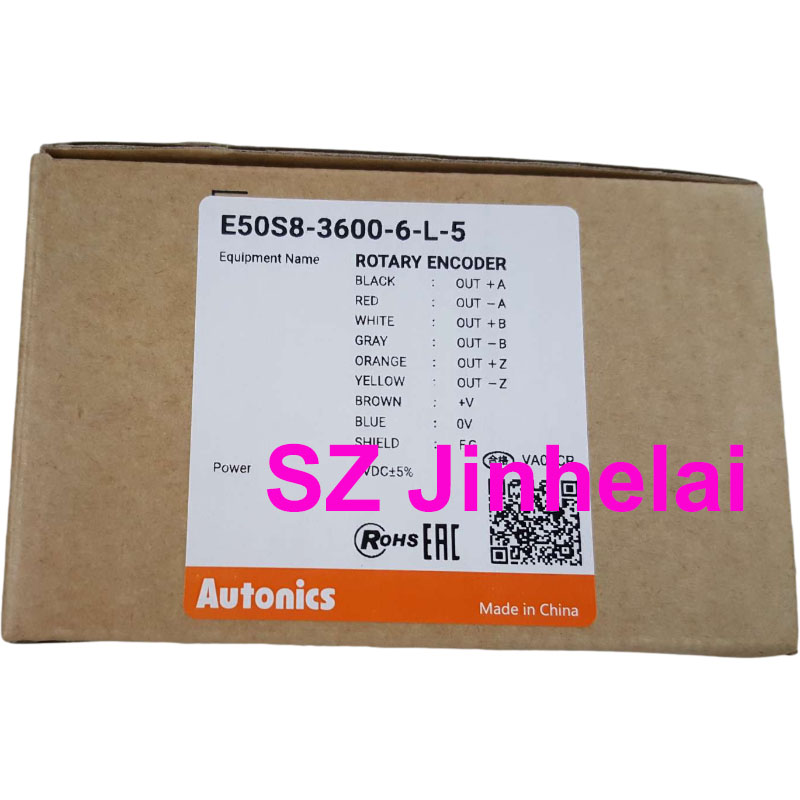 Новый и оригинальный AUTONICS E50S8-500 1000 1024 2500 3600-6-L-5 шпинделя Поворотный энкодер дополнительных 5vdc