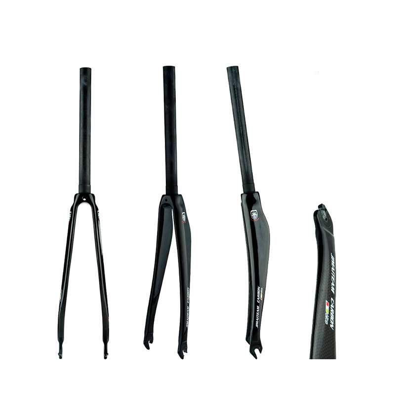 Carbon Fork Glossy Matte 3K Twill Road Bike Fork Carbon 700C Carbon Fork Rigid