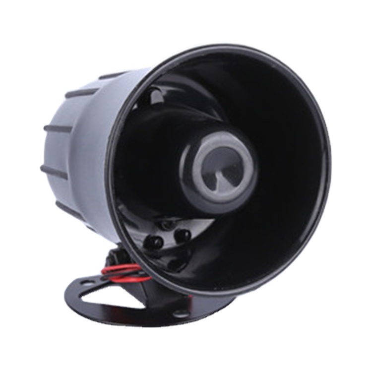 DC6-15V 1 OR 6 TONE car horn speakers 8 ohm speakers 15 watt siren professional horn alarm loudspeaker siren speakers for sale
