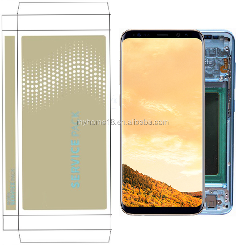 100% Оригинальный AMOLED мобильный телефон LCDs S10 Plus сенсорный экран с сервисным пакетом для Samsung Galaxy S5/S6/S7/S7 edge/S8/S9/S10