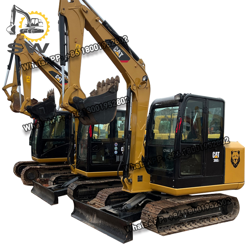 Б/у мини-экскаватор CAT Caterpillar CAT306E2 CAT306, 6 тонн, гидравлический гусеничный экскаватор в хорошем состоянии по низкой цене для продажи