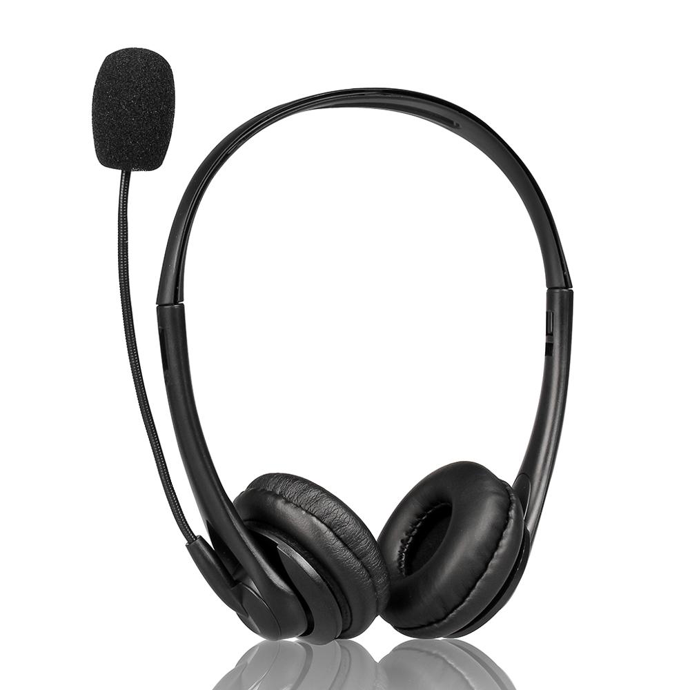Hotsell искусственная кожа Earmuff бинауральные Компьютер Call Center USB гарнитура с микрофоном