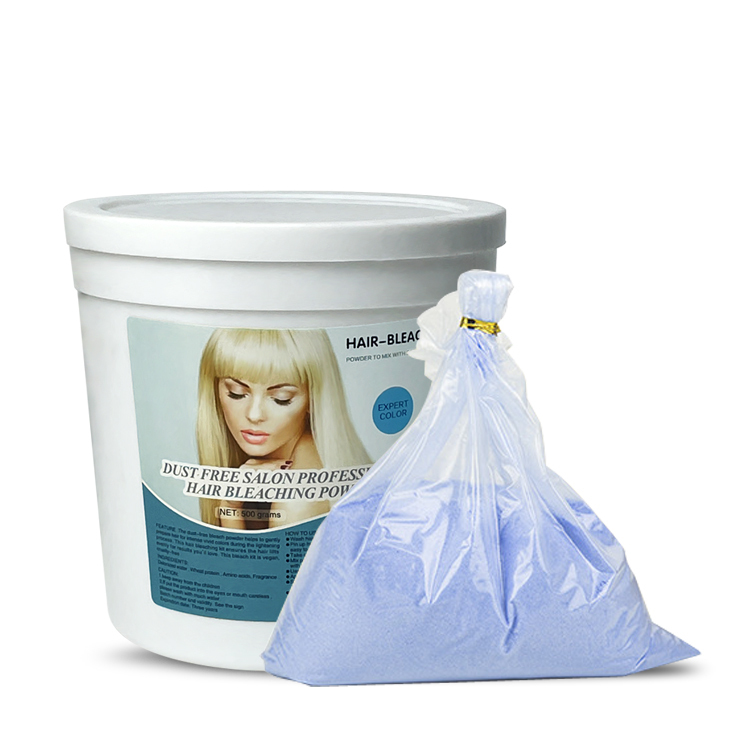 Salon Professional 8 Levels Bleaching Powder Skin, Strong Fade Dust-Free Hair Bleach Powder And Developer