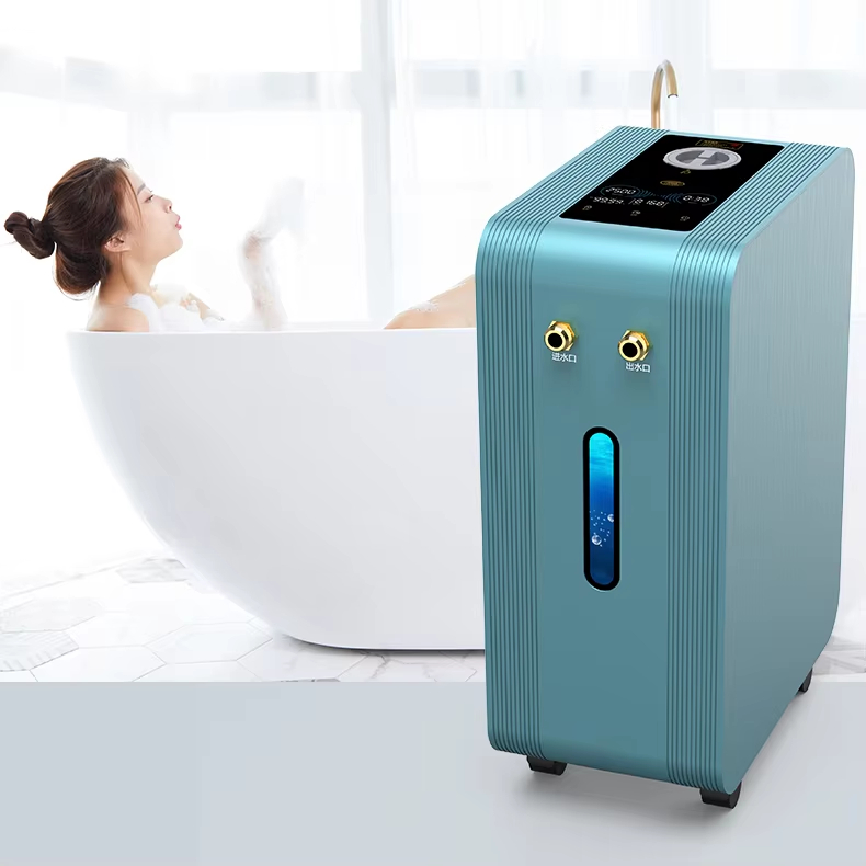 S28 Ice Sea Blue Hydrogen Bath machine Hydrogen rich Spa shower equipment PEM ion generator Outdoor hydrogen water generator