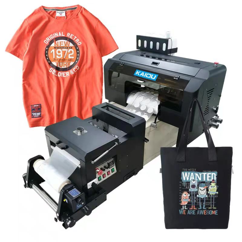 width 2 pcs dual head double xp 600 xp600 dualhead a3 size 30cm dtf printer with Auto Powder Shaker