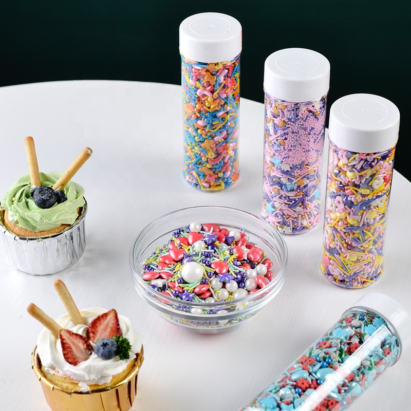 Love Bakery Colorful Sugar Pearls Press Candy For Cupcakes Bakery Ingredients Edible Mixed Sprinkle Blends Cake Decorations
