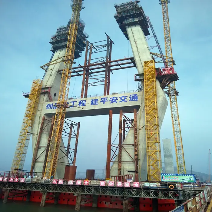 China High-Performance Building Material Concrete Steel Hydraulic Automatic Self Climbing Formwork For Bridge Construction