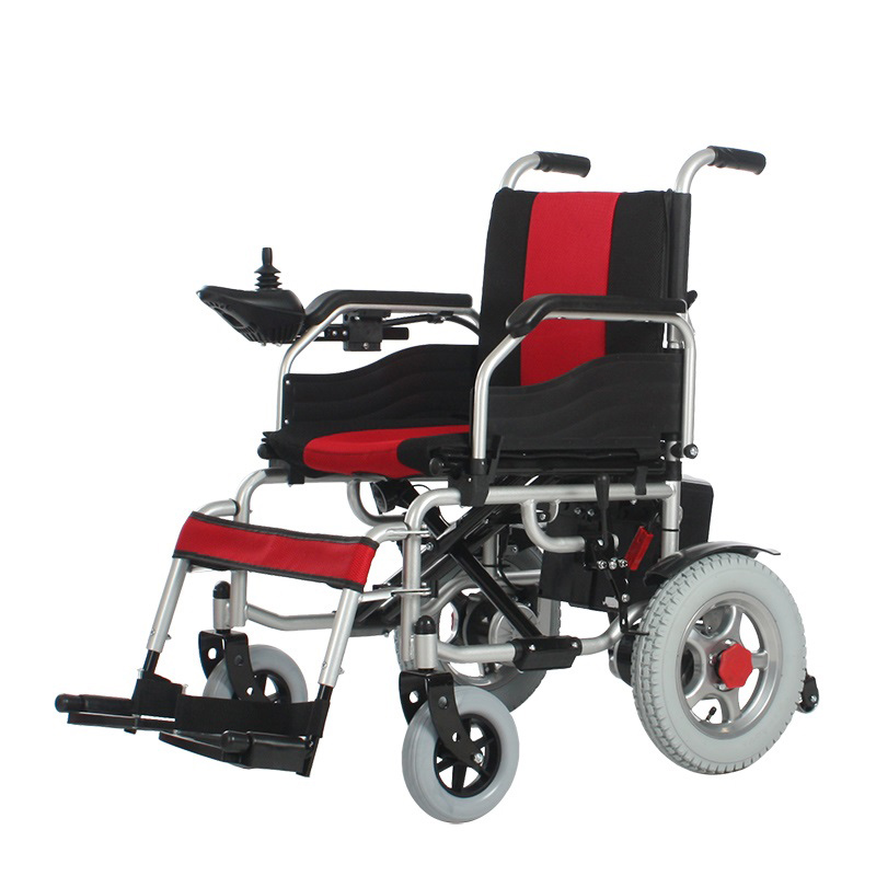 Wheelchair With Electric Disabilities Adjustable Lightweight Wheelchairs Folding Lithium Battery Manual And