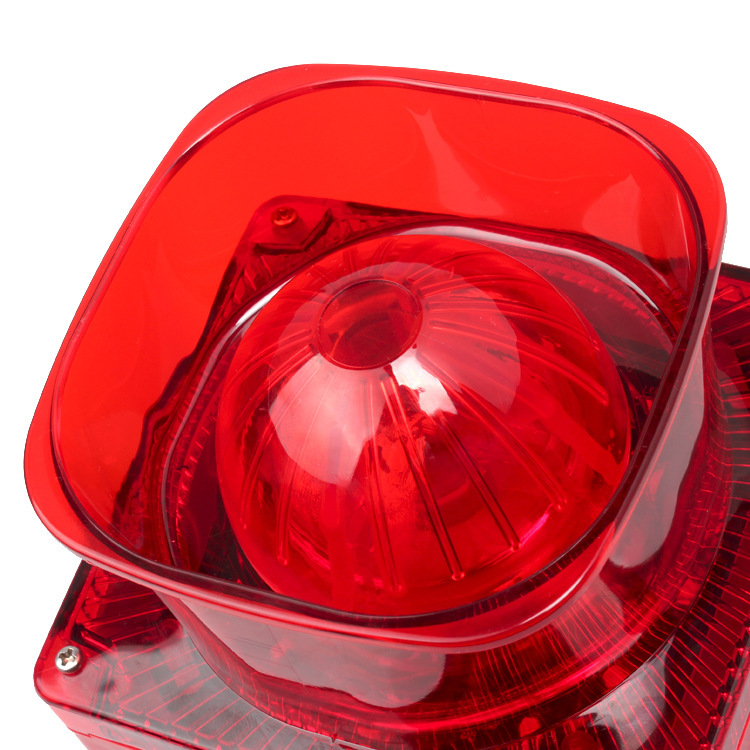 Dc24v Ac220v Waterproof Alarm Siren With Flash