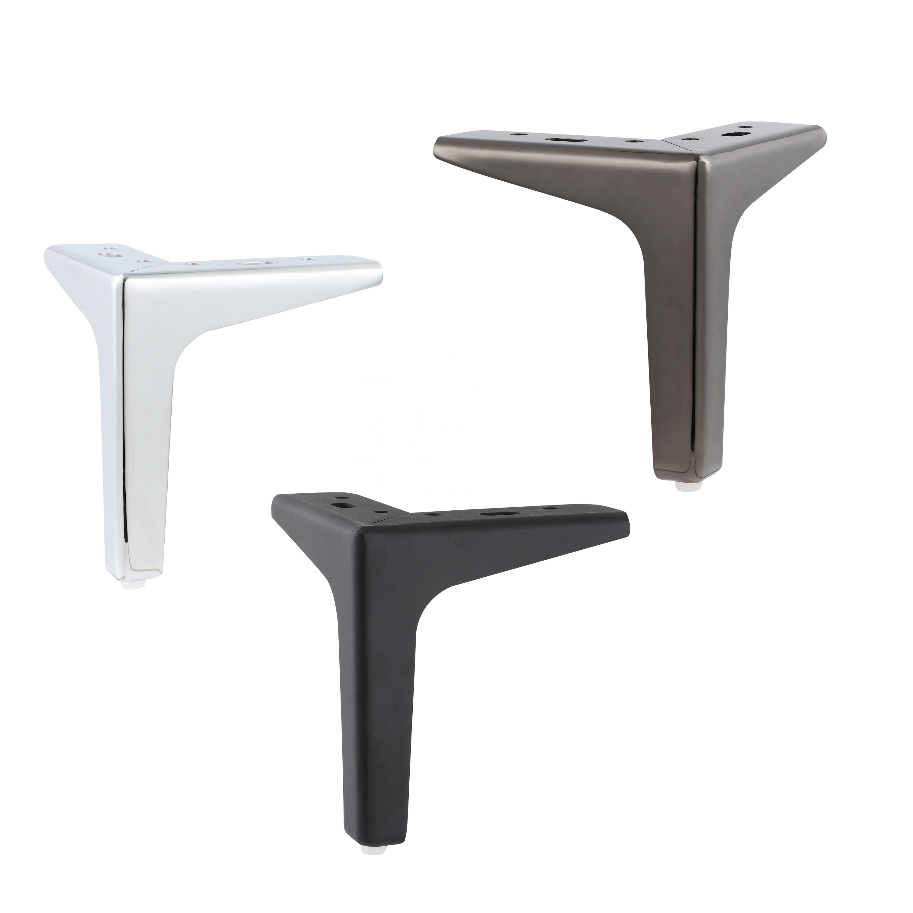 China Manufacture Furniture Accessories Table And Chair Metal sofa legs Y-shaped sofa bed and cabinet legs