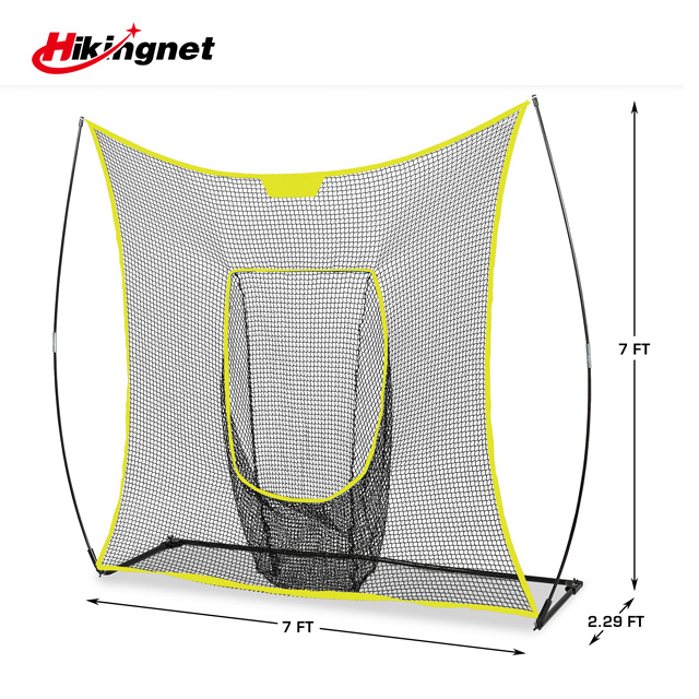 2021 Hot Sale High Quality 7'X2.29'X7' 25mm Iron Tube Baseball Hitting Net