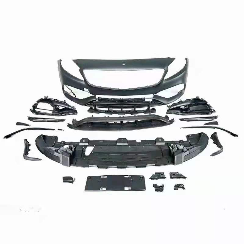 Подходит для Mercedes-Benz класса А W177, W176, A180, A200, A250 обновленная модификация A45 AMG, комплект кузова, передний бампер, задний бампер