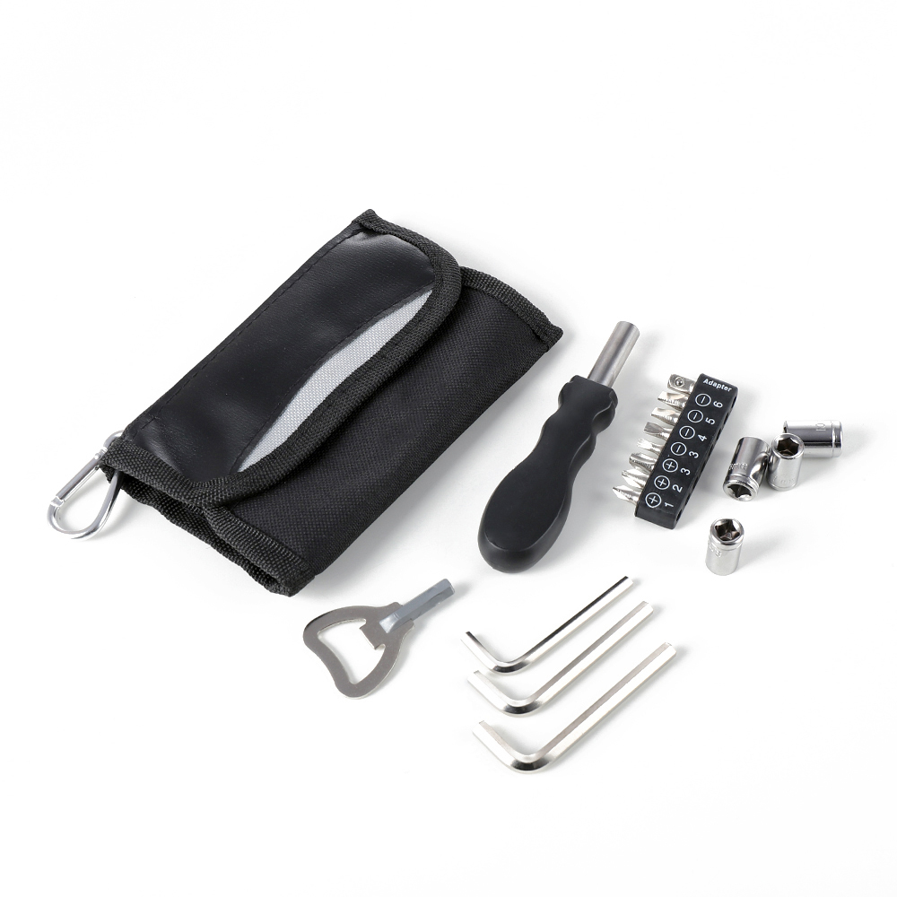 Wholesale Multi-function 19pcs Portable Metal Small Tool Kit Home Hand Tool Kit