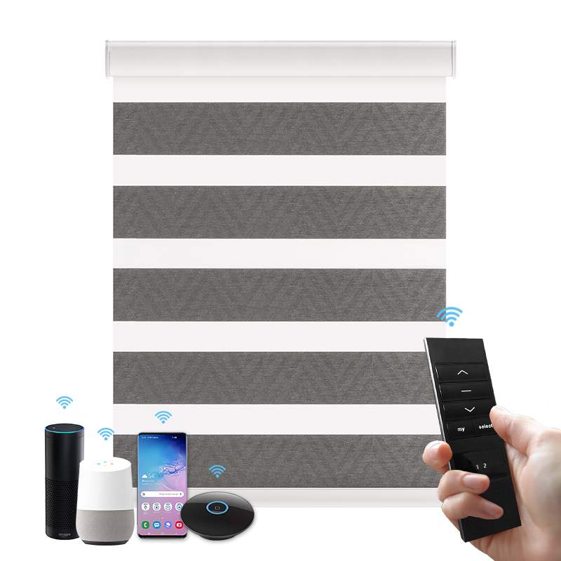 Недорогие Моторизованные электрические жалюзи zigbee с дистанционным управлением через Wi-Fi/приложение