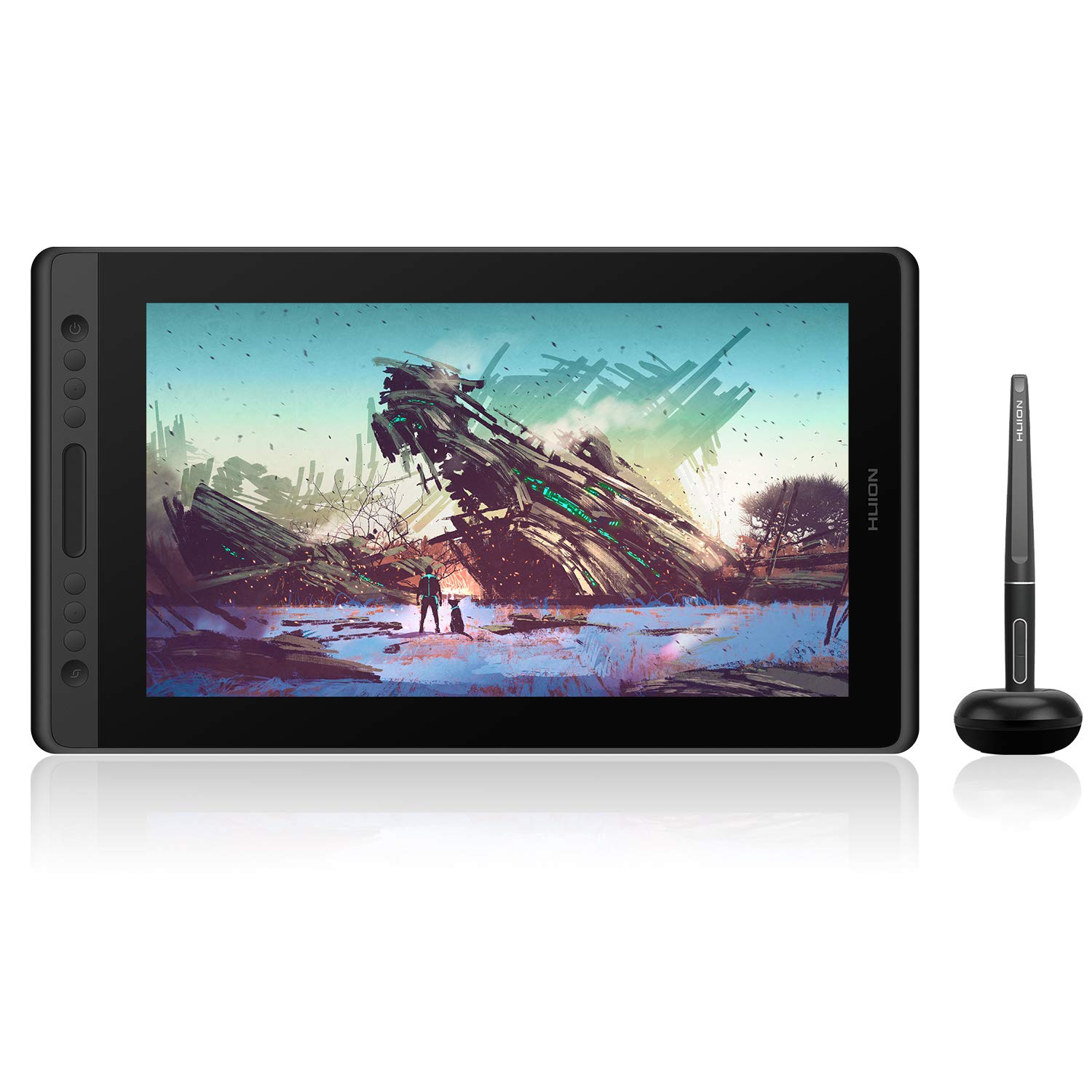 Huion последняя цена 150% Srgb ручка дисплей-графический планшет для рисования монитор