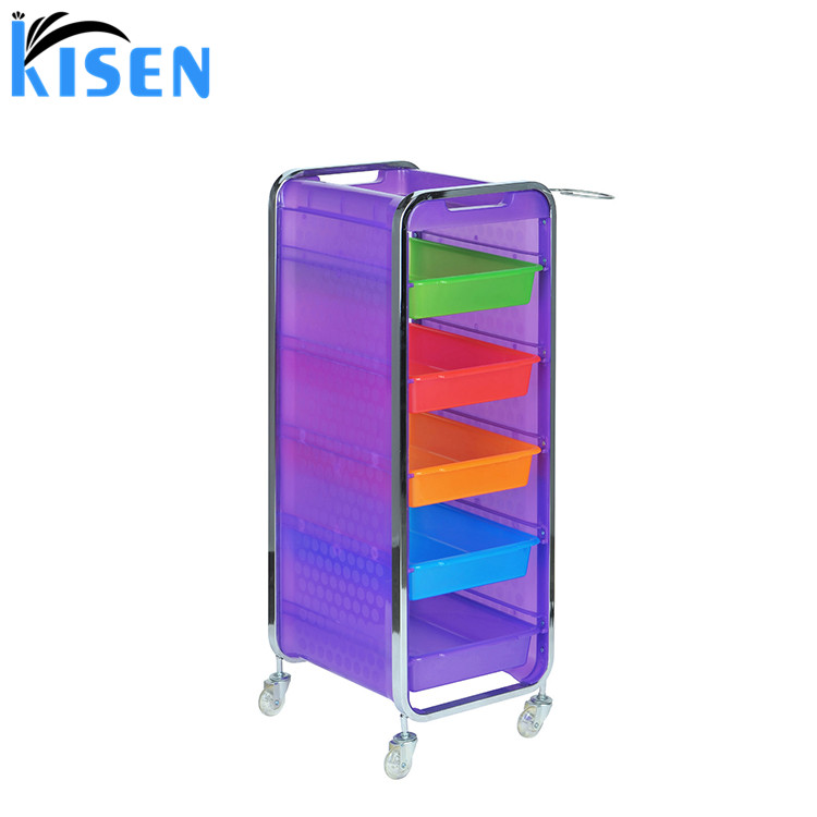Colorful beauty salon cart Best design Salon Trolley Hairdressing