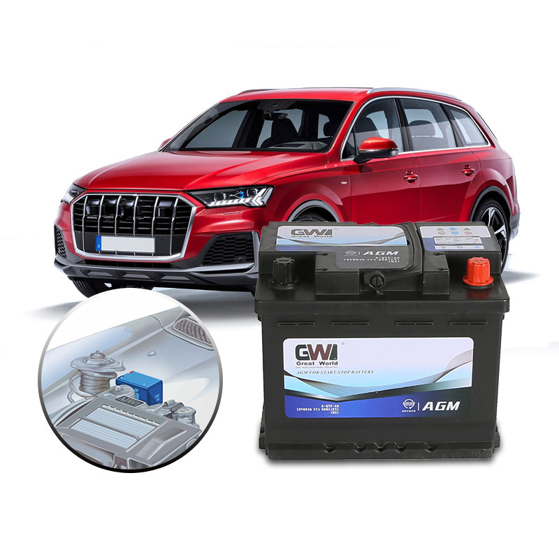 Latest technology smf car batteries AGM-60 60Ah 12v AGM Battery rechargeable other auto batteries