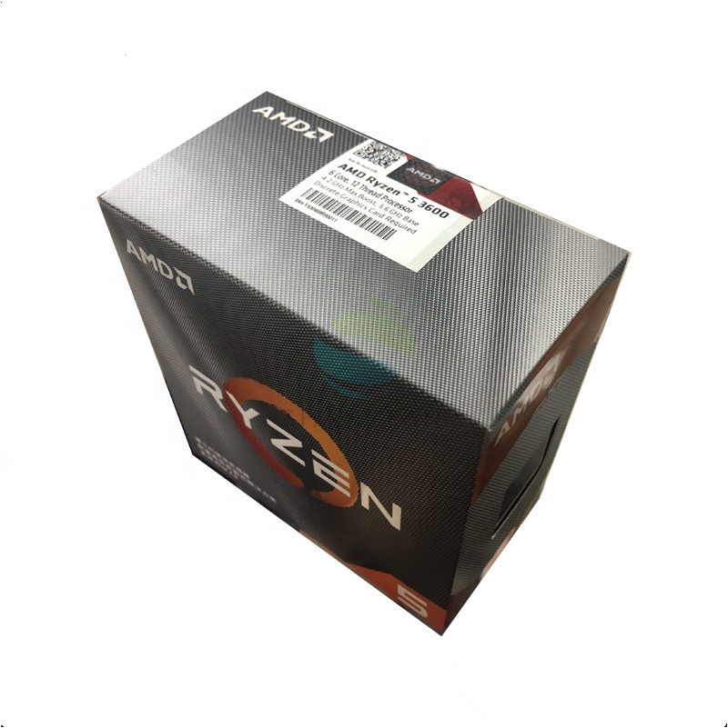 For AMD R5 3600 R5 3600 3.6 GHz Six-Core Twelve-Thread CPU Processor 7NM 65W L3=32M 100-000000031 Socket AM4 With Cooler Fan