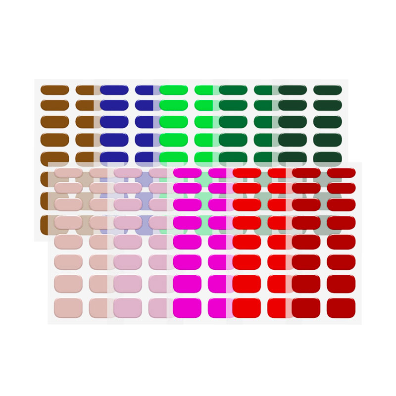 Christmas nail art Free shipping 10pcs wholesale 3d semi cured gel nail sticker set