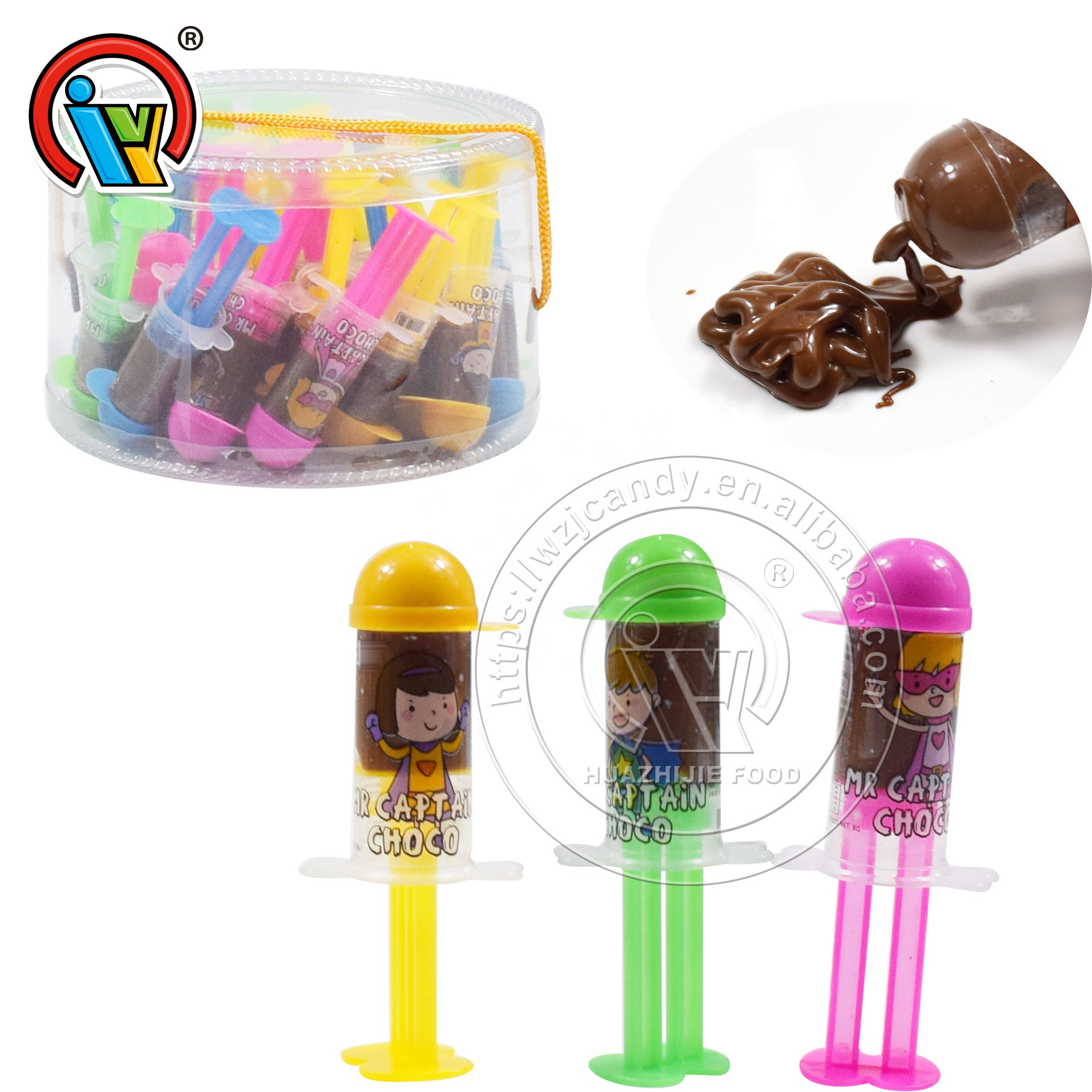 Choco Человек Форма инъекции шоколадное варенье