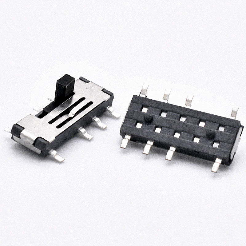 8 pin SMT ползунковый Переключатель SK-08 3 позиции Микро Кнопочный переключатель SO2H-A-200G небольшого толчка smd