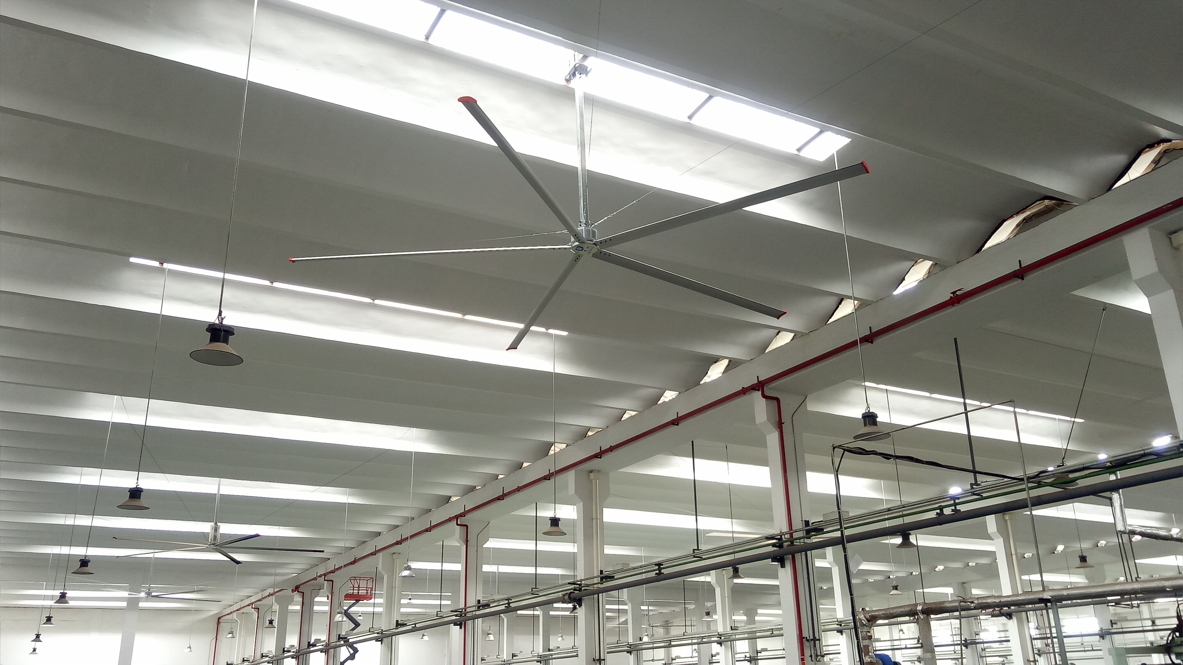 24 ft 5 blade HVLS industrial large ceiling fan industrial fan