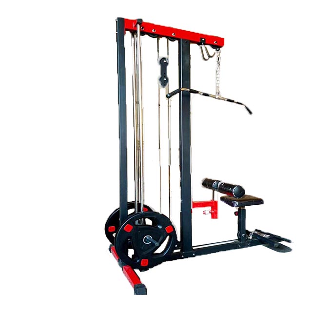 Best Design Fitness Multi Gym Equipment Commercial Smith Machine with Functional Trainer Power Squat Rack 3 in One PB77 Painting