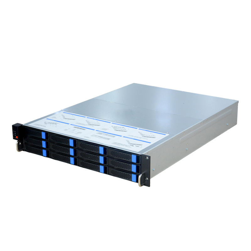 LGA1151 Dual Lan 12 disk Bay Rack Mount 2U cloud nas case сетевой сервер хранения компьютера с 3 USB поддержкой горячей замены