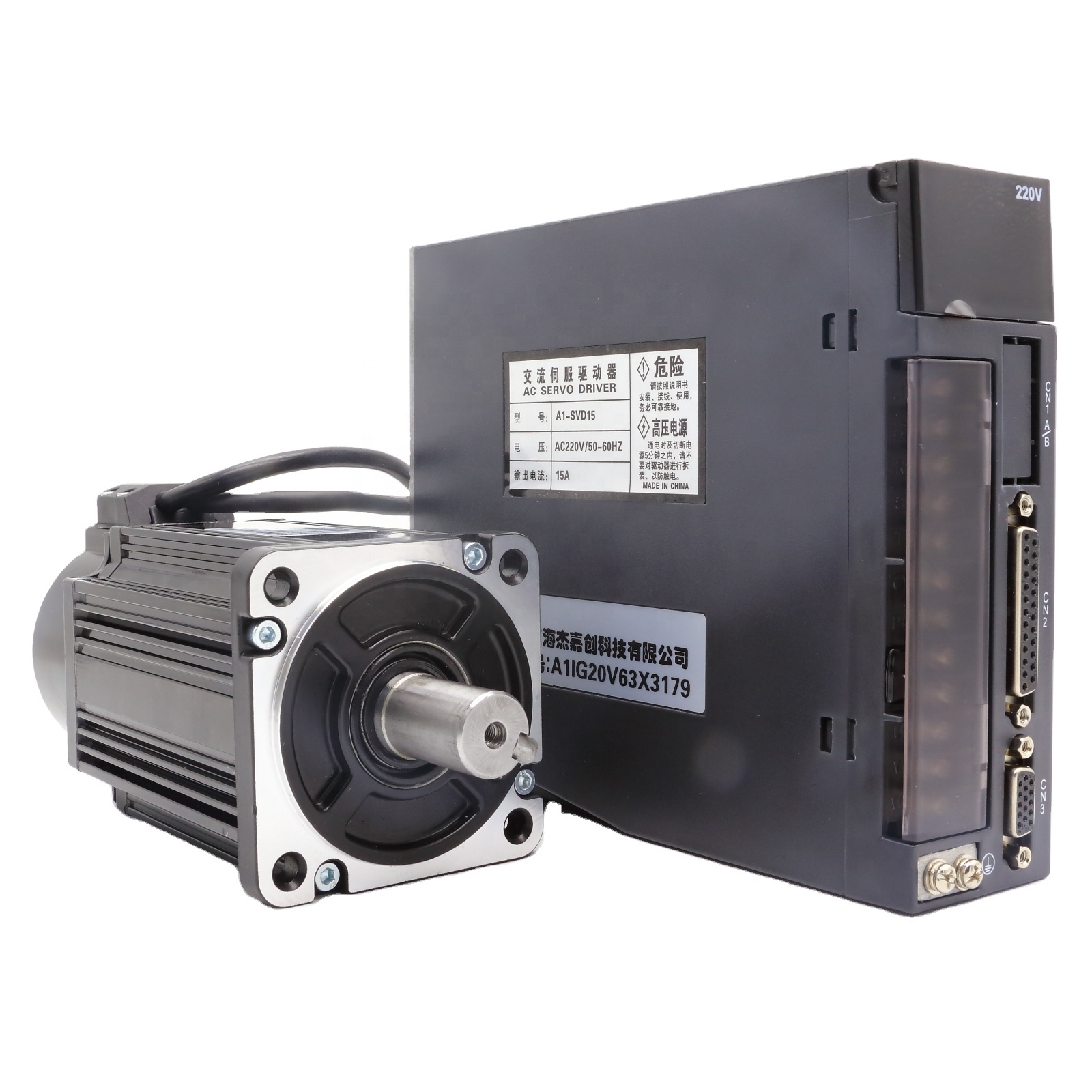 Servo Motor 750W Driver Kit 80ST-M02430 AC Servo Motor Driver Kit 220Vac