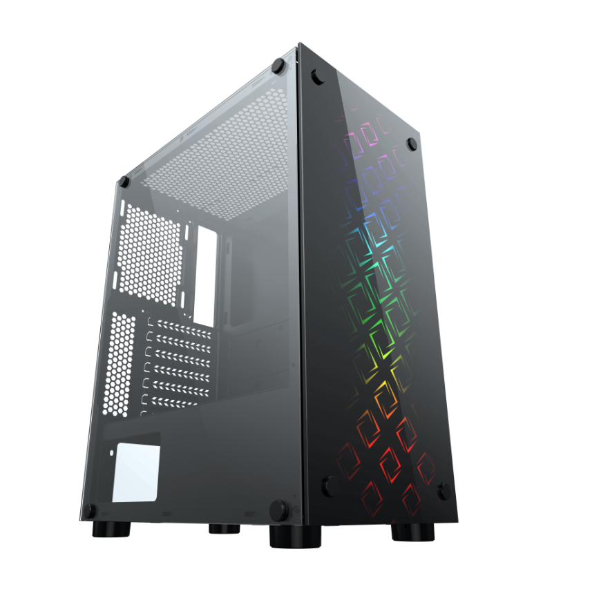 RGB корпус компьютера из закаленного стекла B15