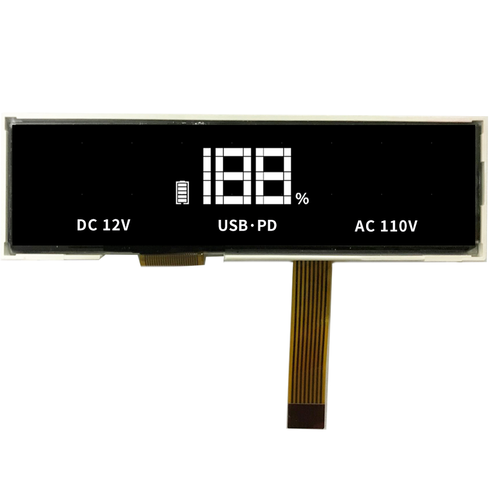 Изготовленный На Заказ VA 7-сегментный ЖК-дисплей oem 3 dight сегмент ЖК-дисплей