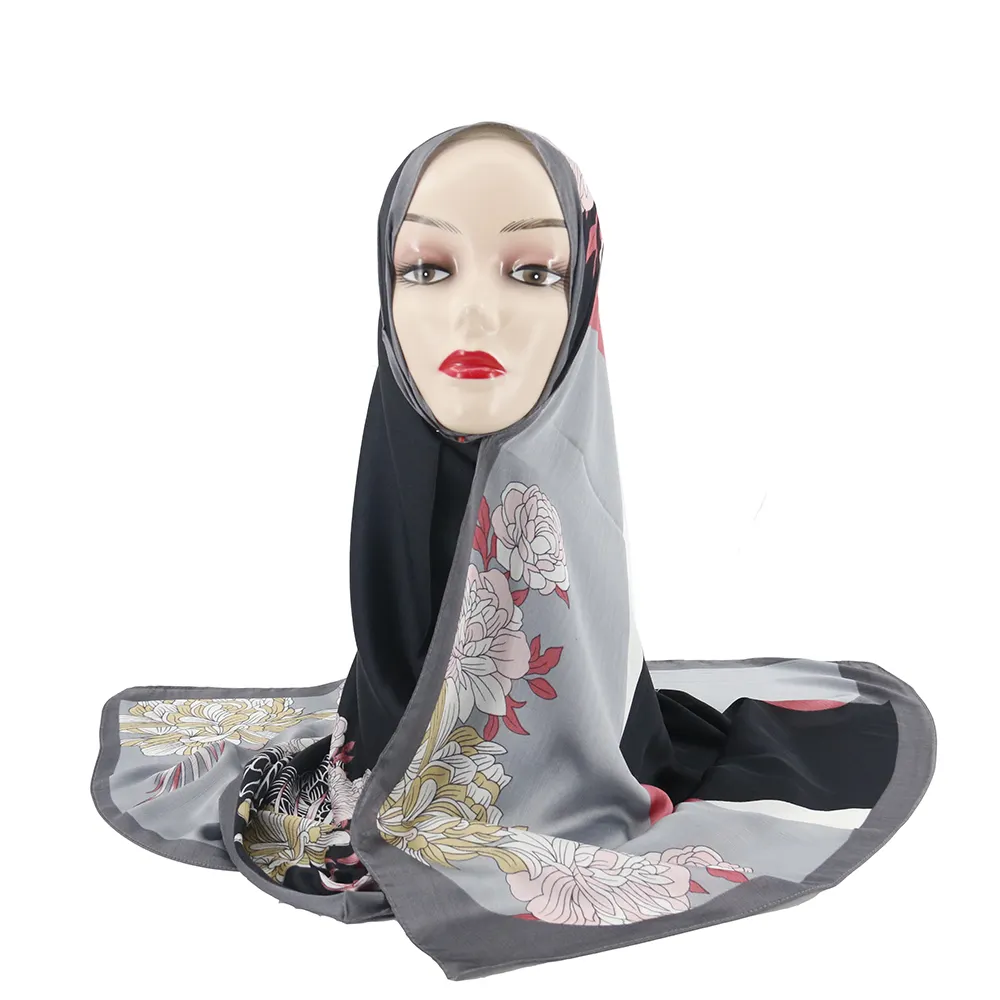Wholesale Top Selling New Style Summer Muslim Hijab Plain Printing Hijab For Women