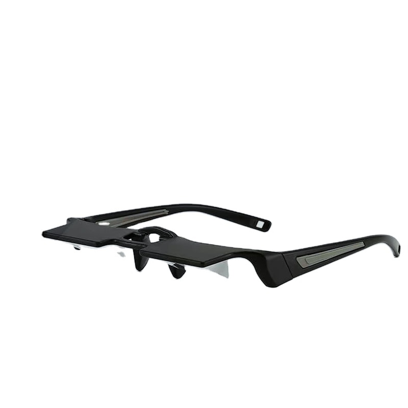 Prism Lazy Glasses Light Weight 90 Degree Horizontal Spectacles Glasses for Reading Book and Watching TV Lying