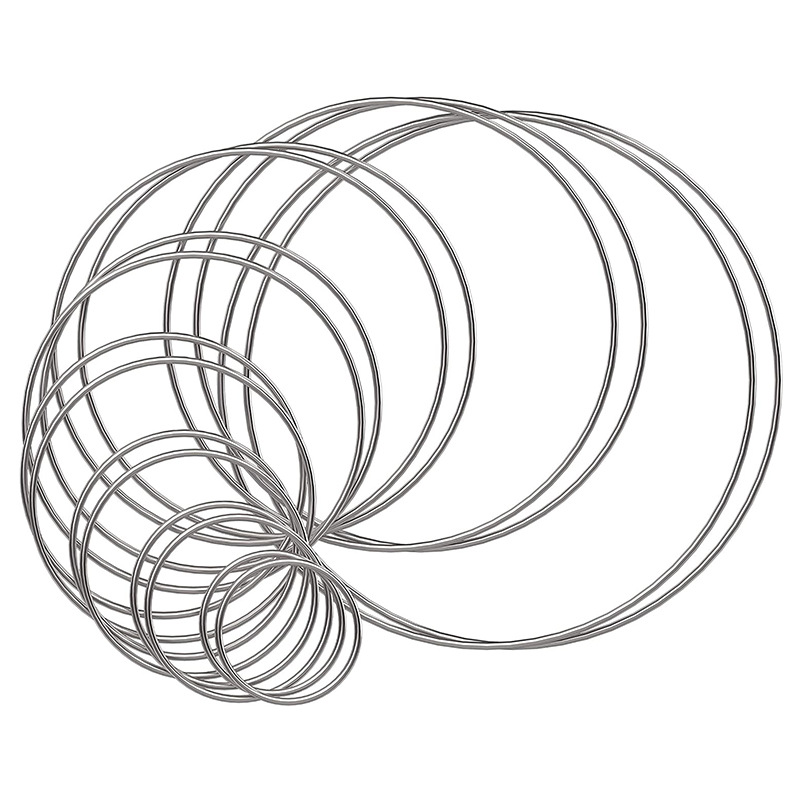 Metal Rings Hoop DIY Dream Catcher Craft Hoops for Making Wedding Floral Wreaths Wall Hanging Macrame Projects Christmas Decor
