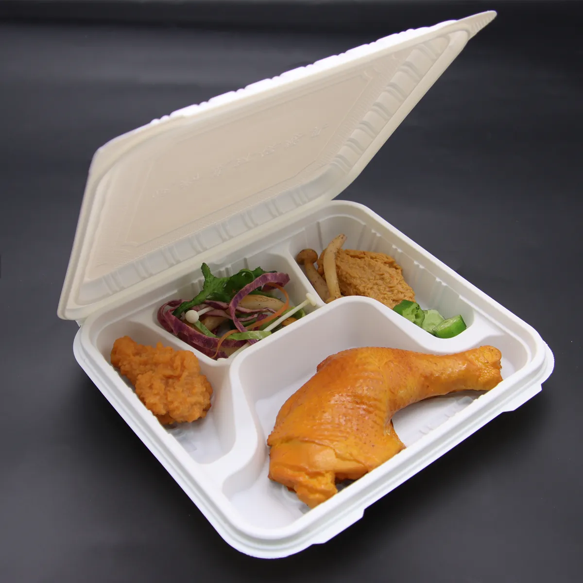 Biodegradable Takeaway Container Biodegradable Cornstarch Takeaway Food Container Lunch Box Take Away Food Containers