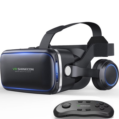Очки виртуальной реальности VR гарнитура с пультом дистанционного управления Очки виртуальной реальности VR очки 3D гарнитура виртуальной реальности для Очки виртуальной реальности VR игры/HD 3D фильм VR для iPhone/Android