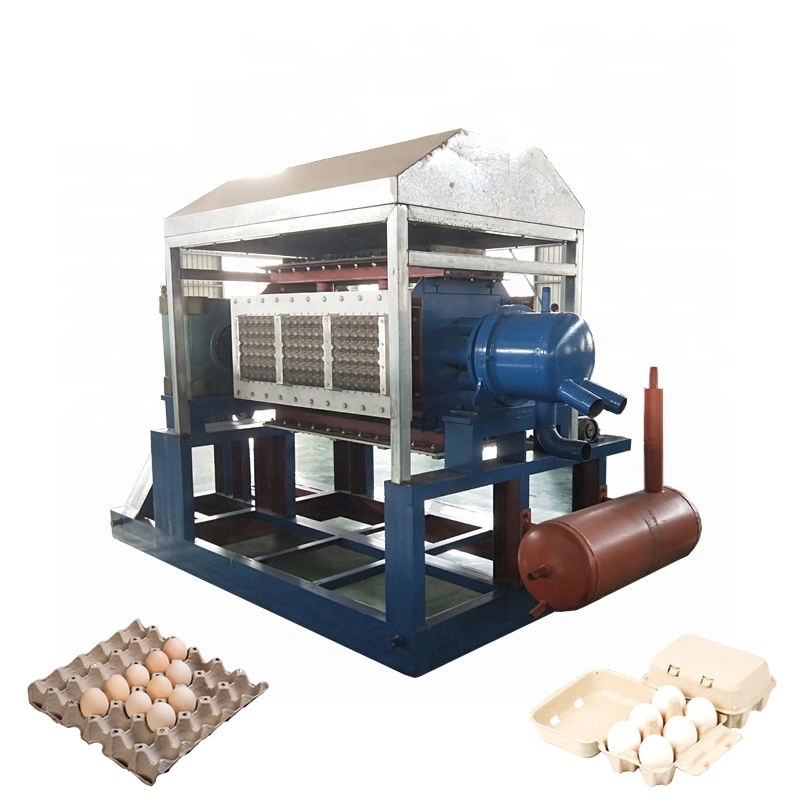 China Fully Automatic One Time Disposable Used Paper Egg Tray Making Machine Price