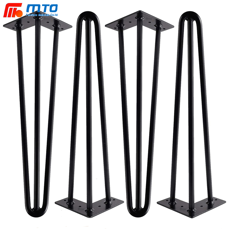Table Base Customized Restaurant Furniture Parts Modern Dining Hairpin Table Metal Bench Leg Chairs Table Legs