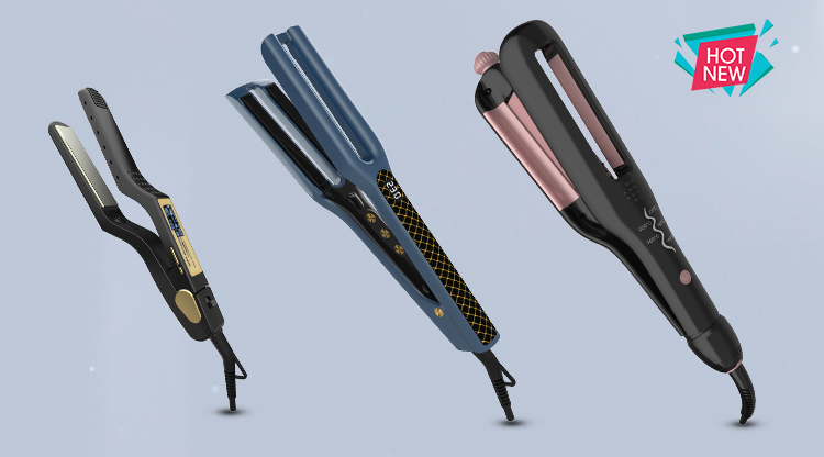 Low MOQ Quick Delivery Fast Heating Professional Ceramic Hair Straightener Hair Styler MCH Titanium Hair Straightener Flat Iron