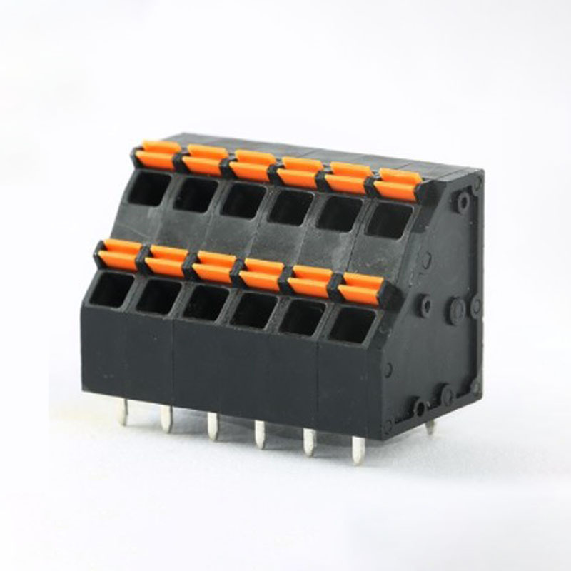 Заводская распродажа PCB Кнопка клеммный блок KF235-5.00mm серый штекер 3,81 5,0 7,5 мм пружинный клеммный блок