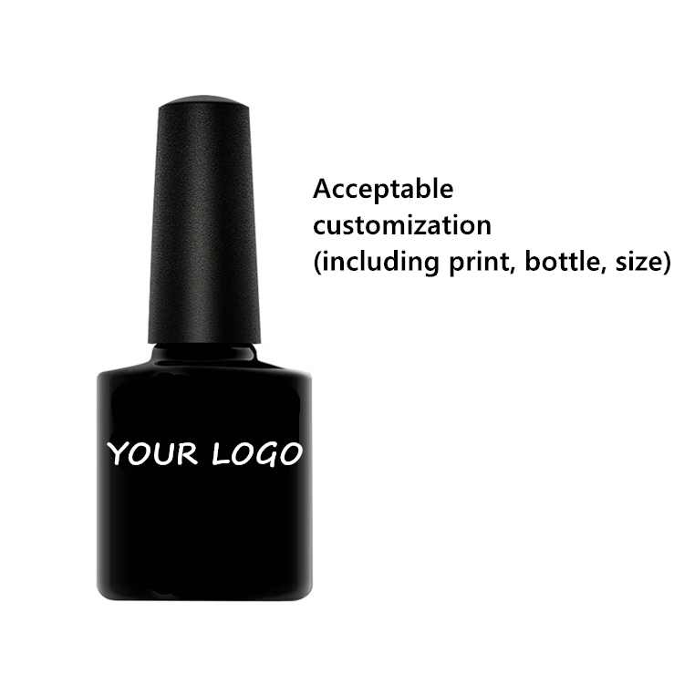 2021 Wholesale Custom Multicolor Glitter Nail Polishes Bottle Uv Gel Healthy Breathable Soak Off Resin Private Label