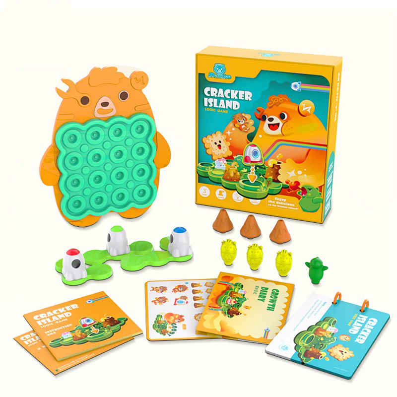 2022 New Design Cookie Island Kids Preschool Intelligence Educational Jigsaw Board Game Sets Children Puzzle Card Toys