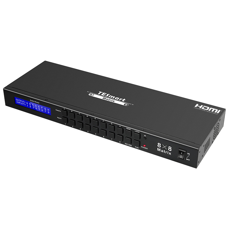 Высокое качество 4k HDMI 3D проектор LED 8x8 HDMI матричный коммутатор