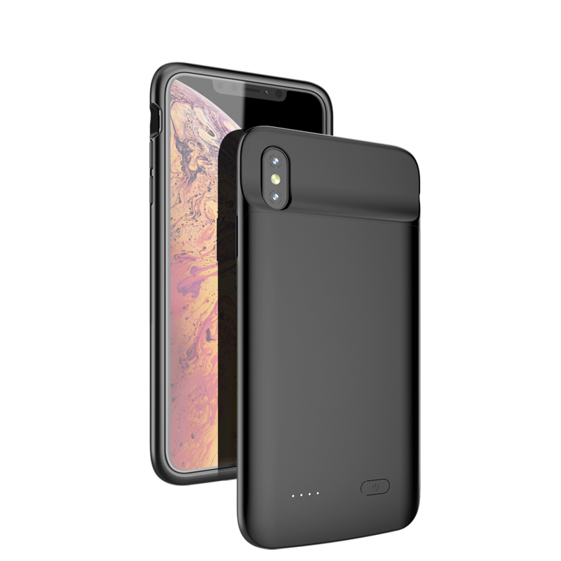 Ультратонкий Мягкий чехол-аккумулятор для iPhone X, XS, XR, XS MAX, 4100 мАч/5000 мАч