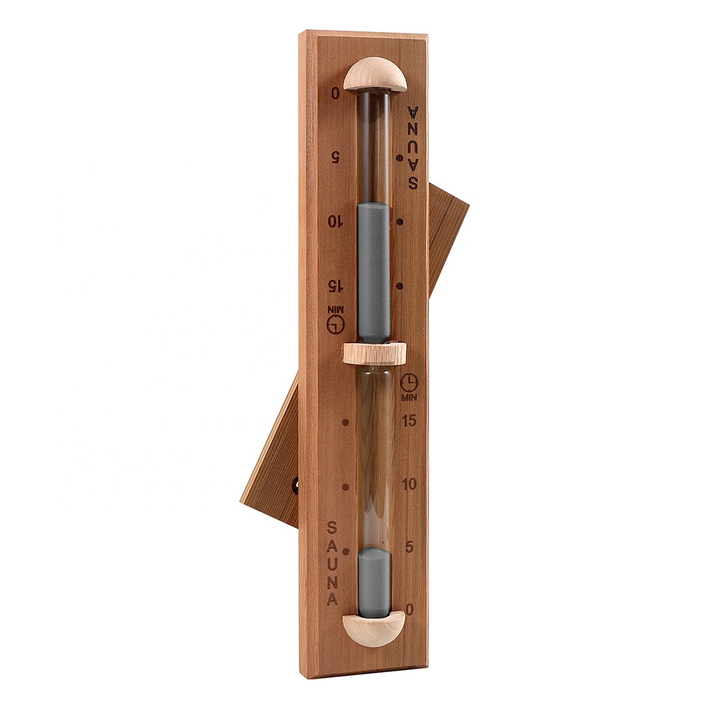 Sauna Colorful Wood Sand Timer Hourglass Sauna Timer 15 Minute