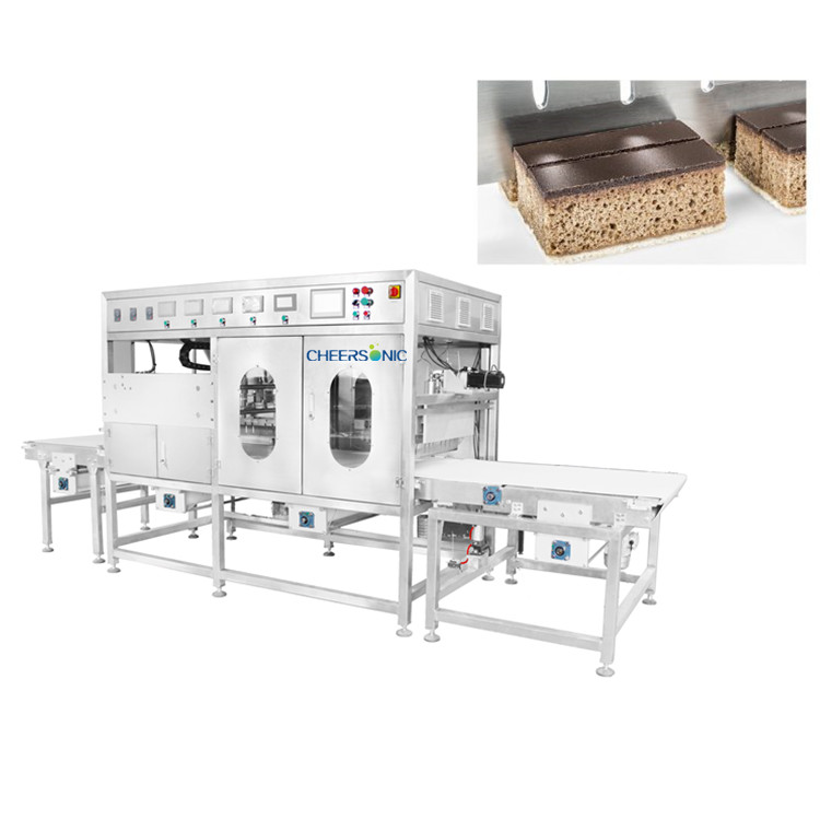 UFM8000 guillotine cutter machine frozen food knife ultrasonic pita bread slicer machine