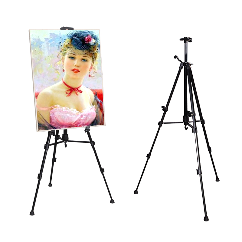 Aluminum alloy easel students learn to sketch easel folding portable painting material